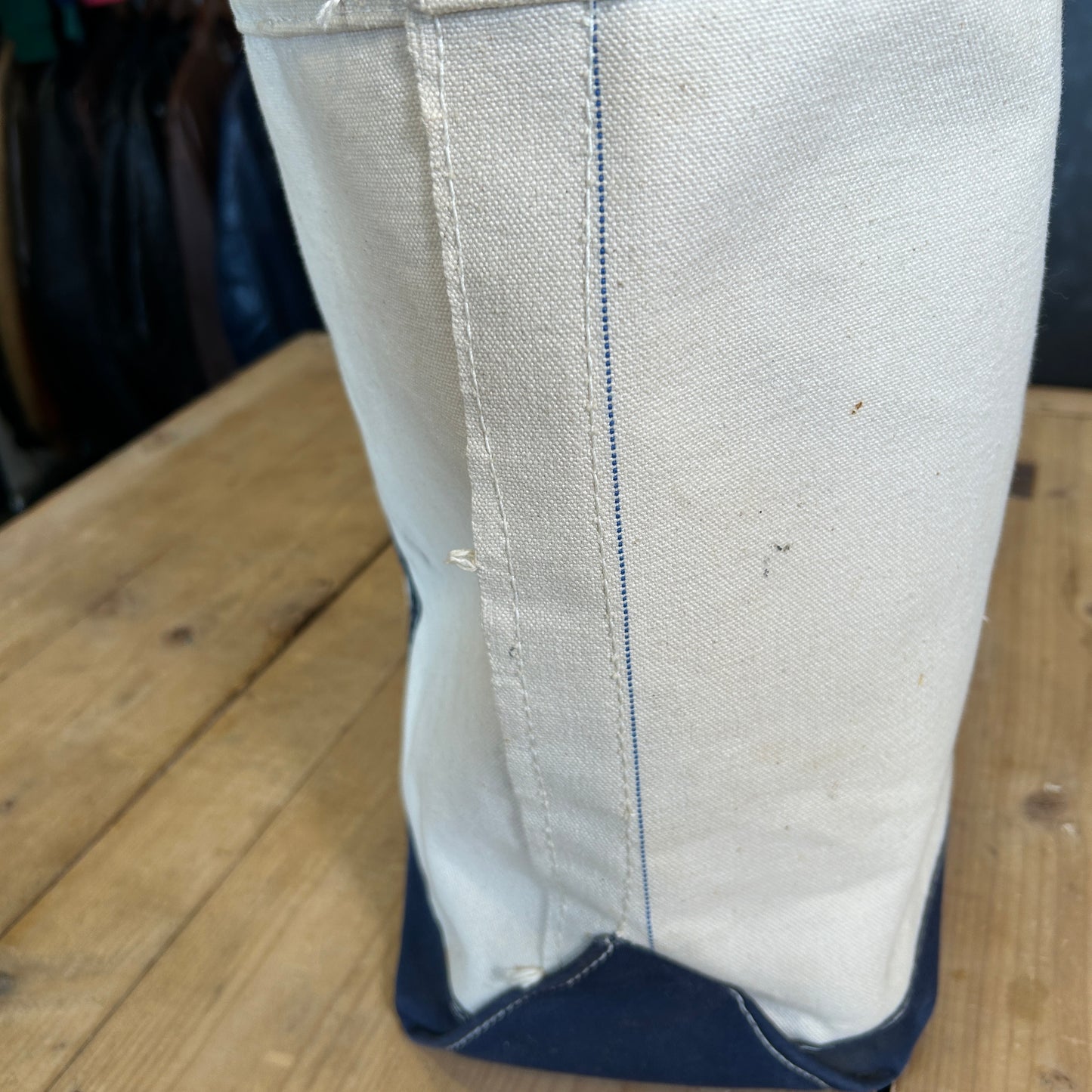 80's L.L.Bean Boat&Tote キャンバストートバッグ ショートハンドル /A9739AC-SO