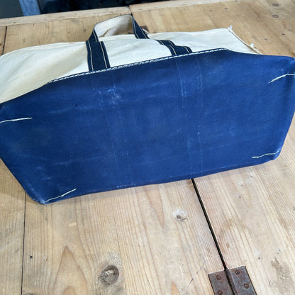 80's L.L.Bean Boat&Tote キャンバストートバッグ ショートハンドル /A9739AC-SO