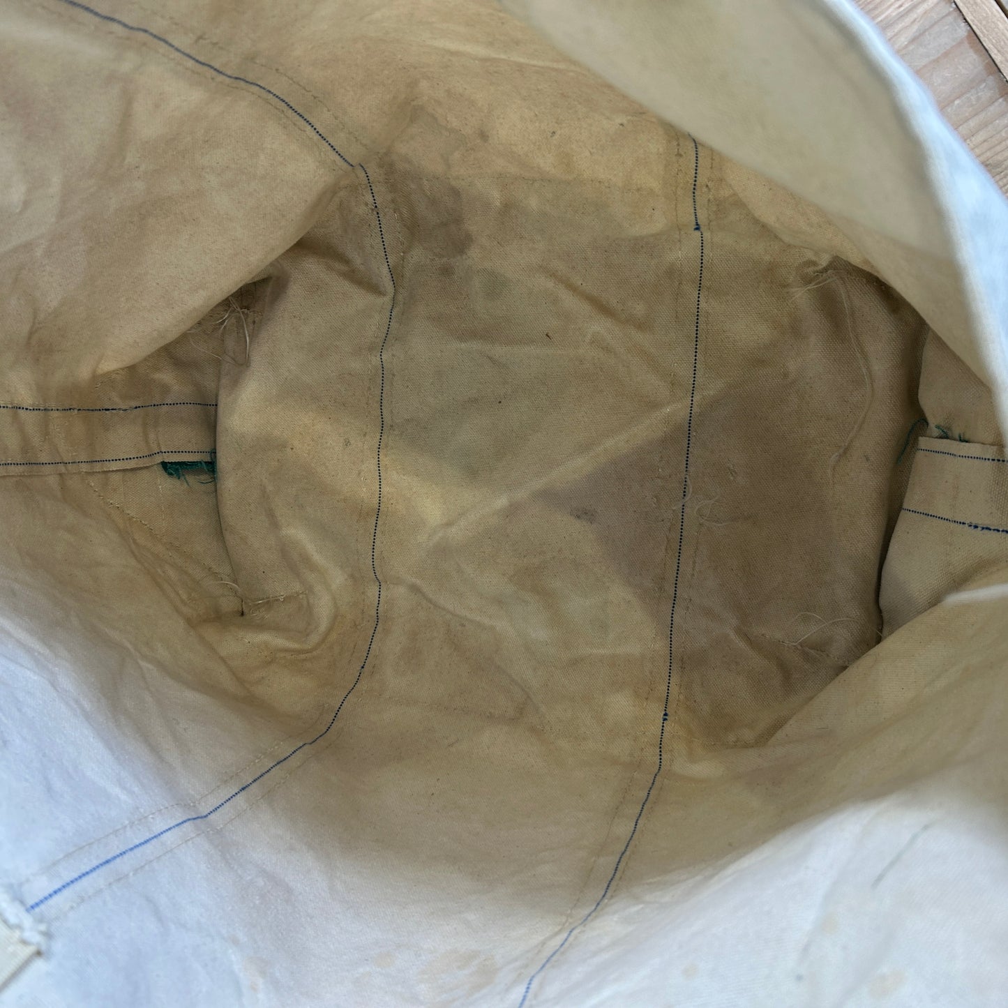 80's L.LBean エルエルビーン Boat&Tote キャンバストート 刺繍有り グリーン/A9303AC-SO