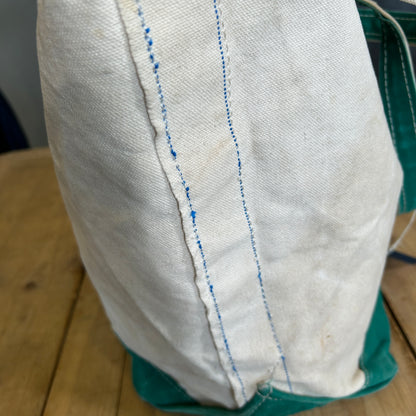 80's L.LBean エルエルビーン Boat&Tote キャンバストート 刺繍有り グリーン/A9303AC-SO
