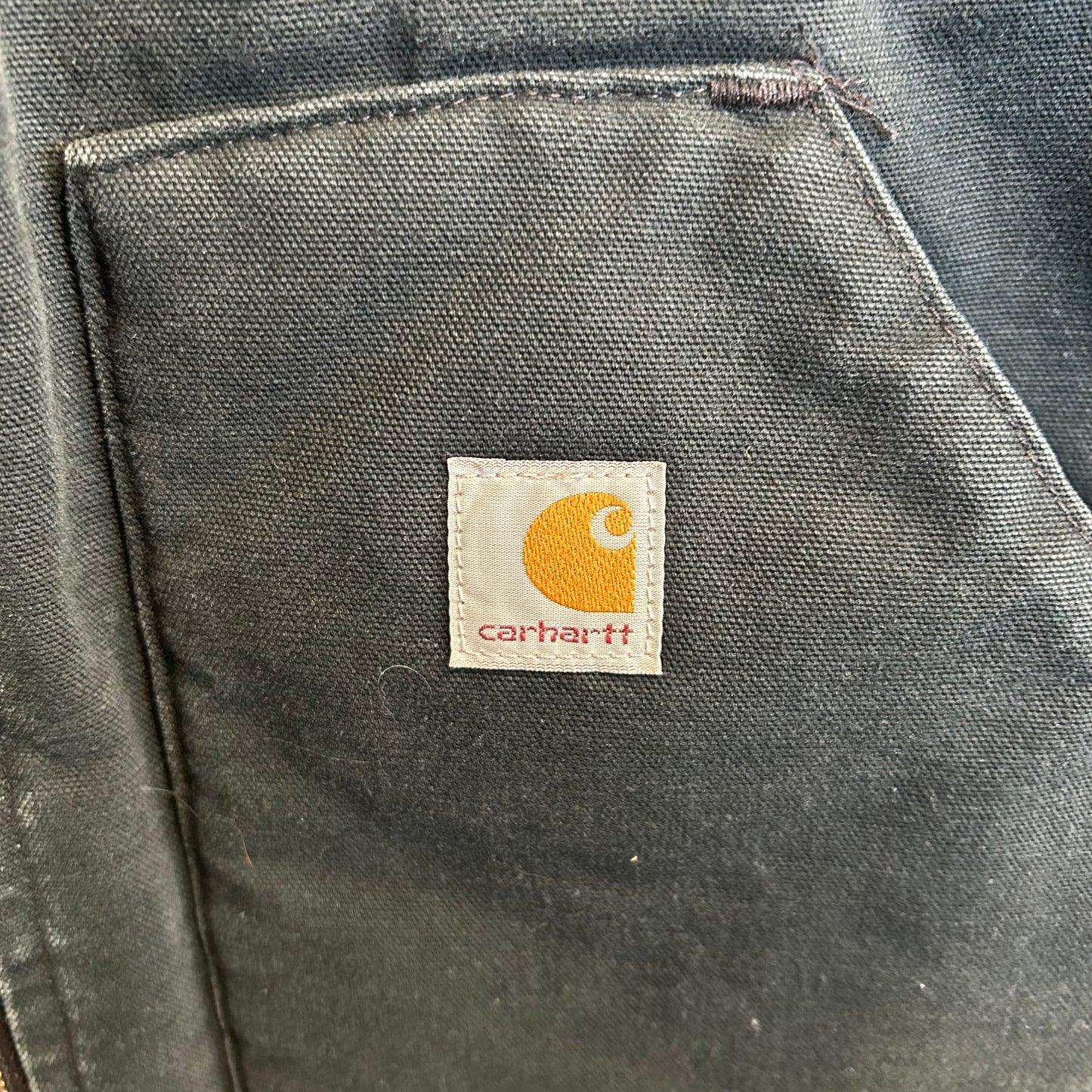 00's Carhartt カーハート ダックベスト 黒(サイズ不明)/B0804V-SO