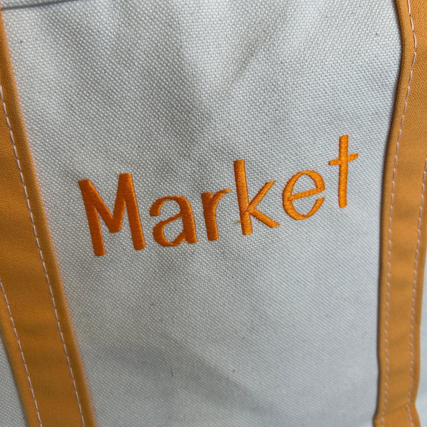 L.L.Bean エルエルビーン Boat&Tote キャンバストートバッグ 刺繍有り オレンジ/A9773AC-SO