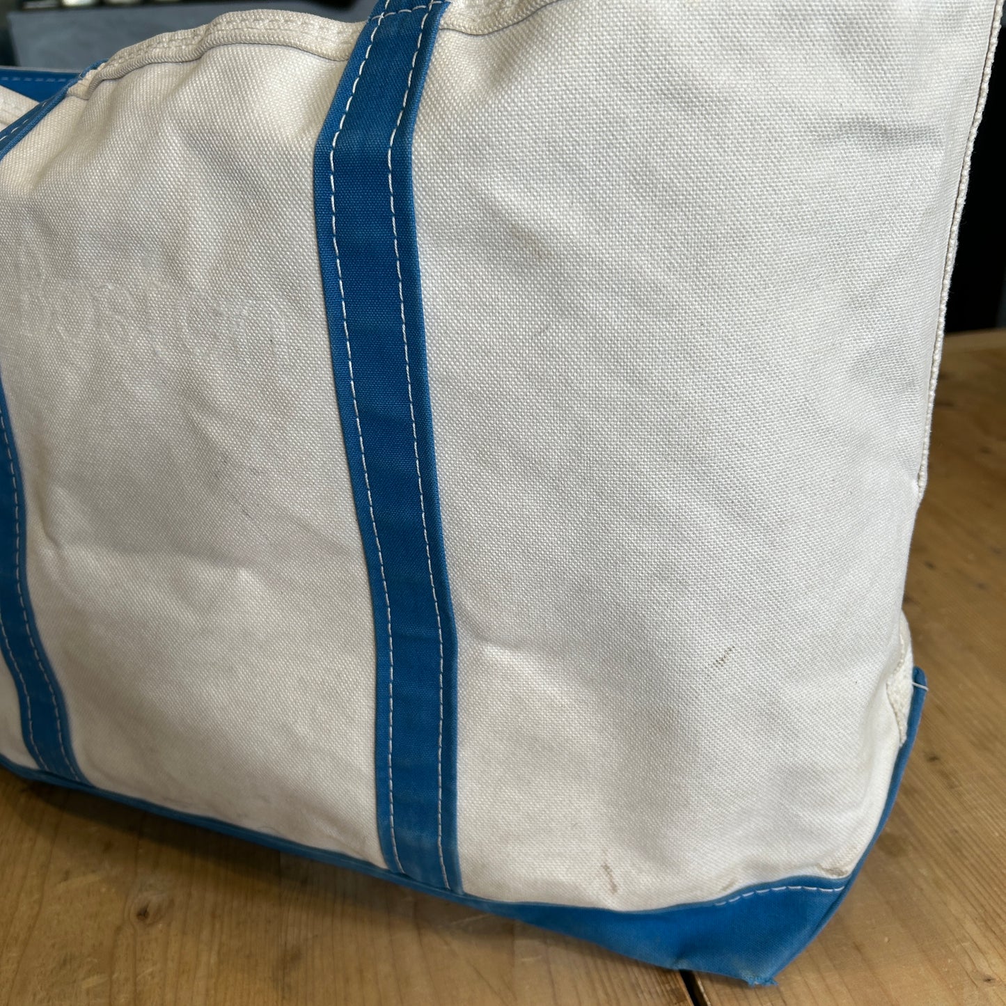 L.L.Bean Boat&Tote キャンバストートバッグ ジップトップ ロングハンドル /A9774AC-SO