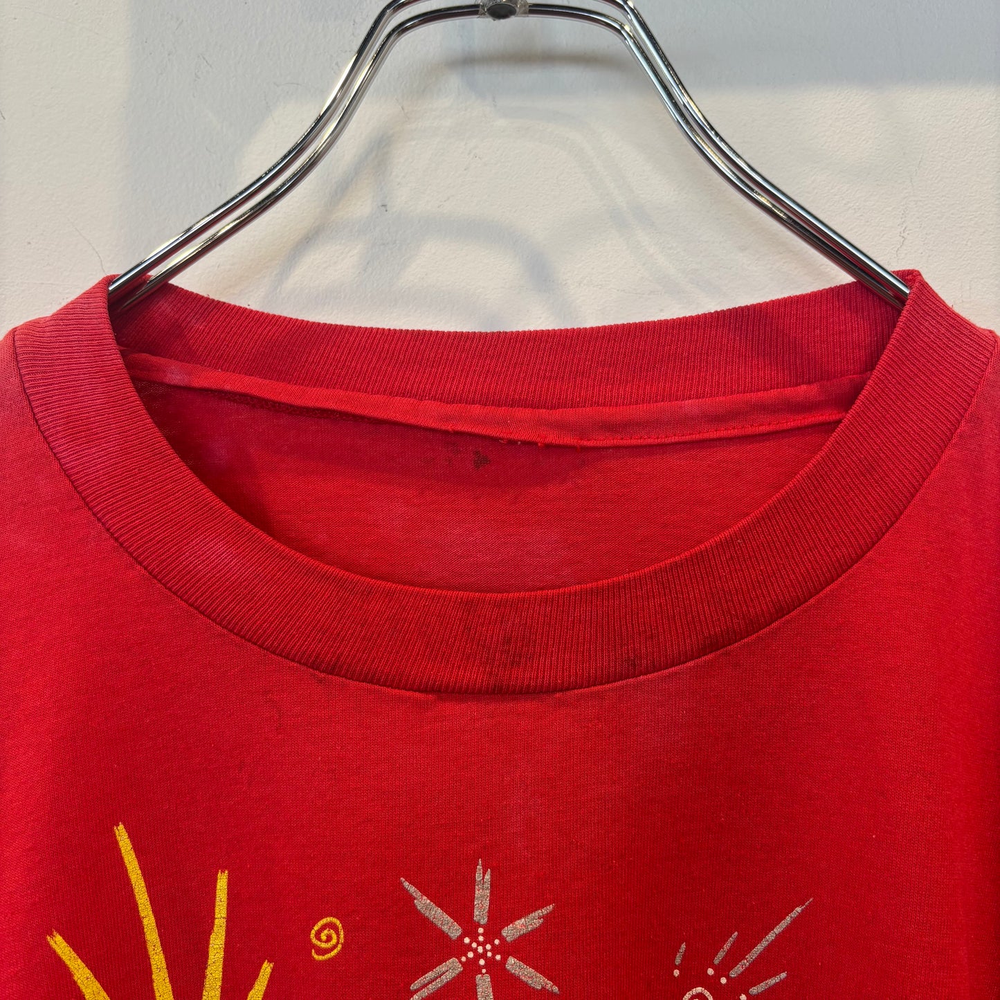 90's Coca-Cola コカコーラ グラフィックTシャツ 赤 (サイズ不明)/B3639T-SO