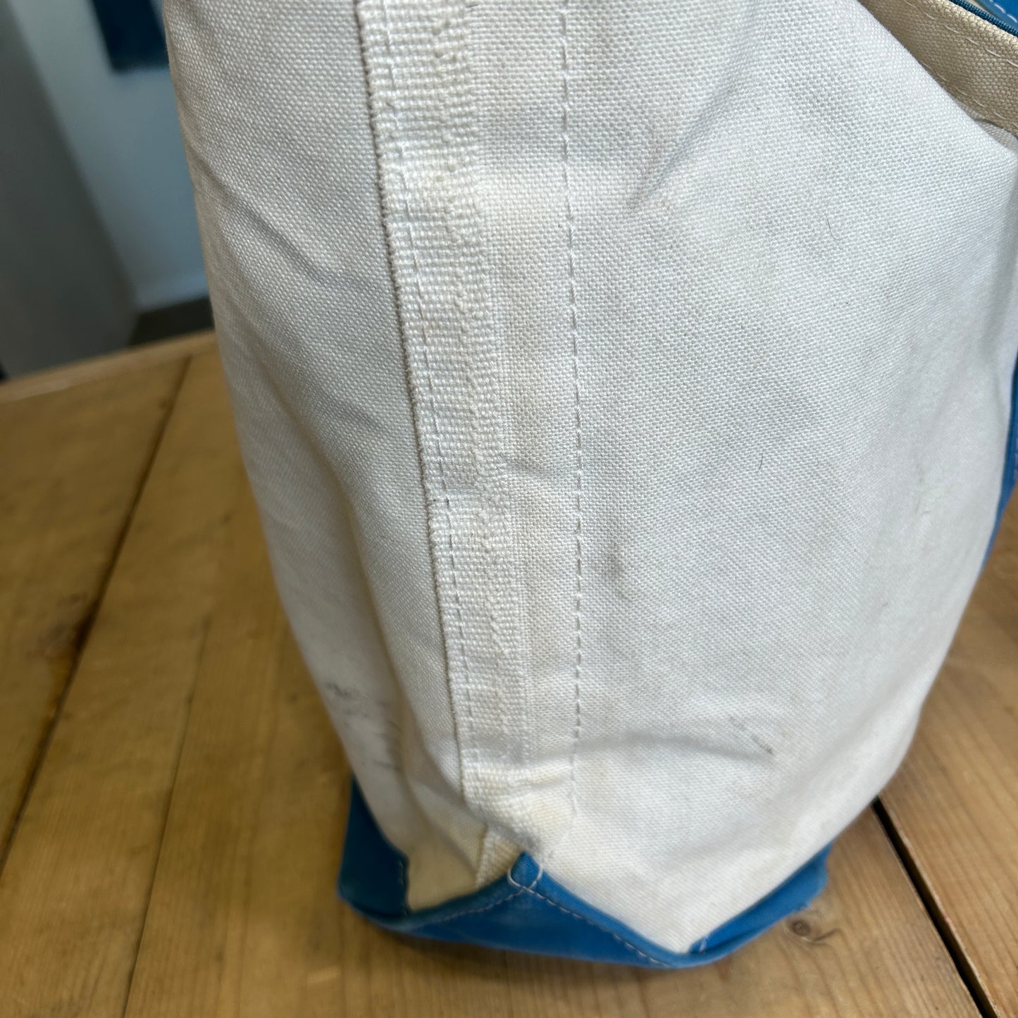 L.L.Bean Boat&Tote キャンバストートバッグ ジップトップ ロングハンドル /A9774AC-SO