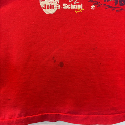 90's Coca-Cola コカコーラ グラフィックTシャツ 赤 (サイズ不明)/B3639T-SO