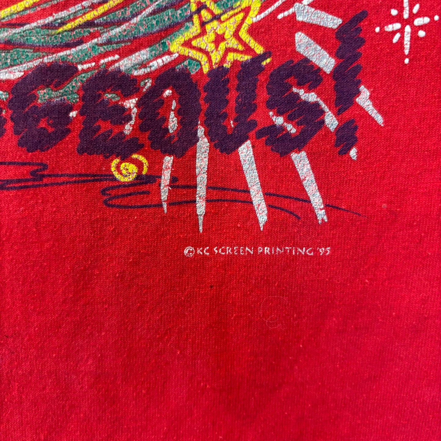 90's Coca-Cola コカコーラ グラフィックTシャツ 赤 (サイズ不明)/B3639T-SO