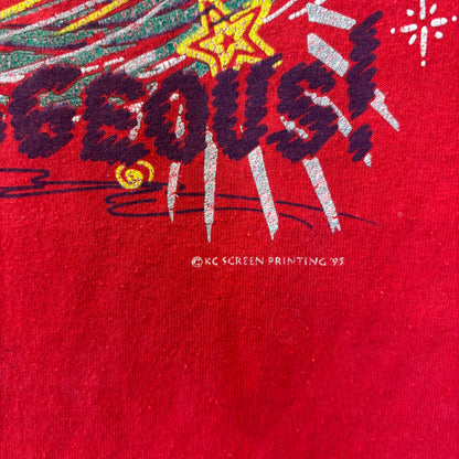 90's Coca-Cola コカコーラ グラフィックTシャツ 赤 (サイズ不明)/B3639T-SO