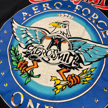 90's giant AERO SMITH "AERO FORCE ONE " tour t-shirt (XL)/A6566T-SO