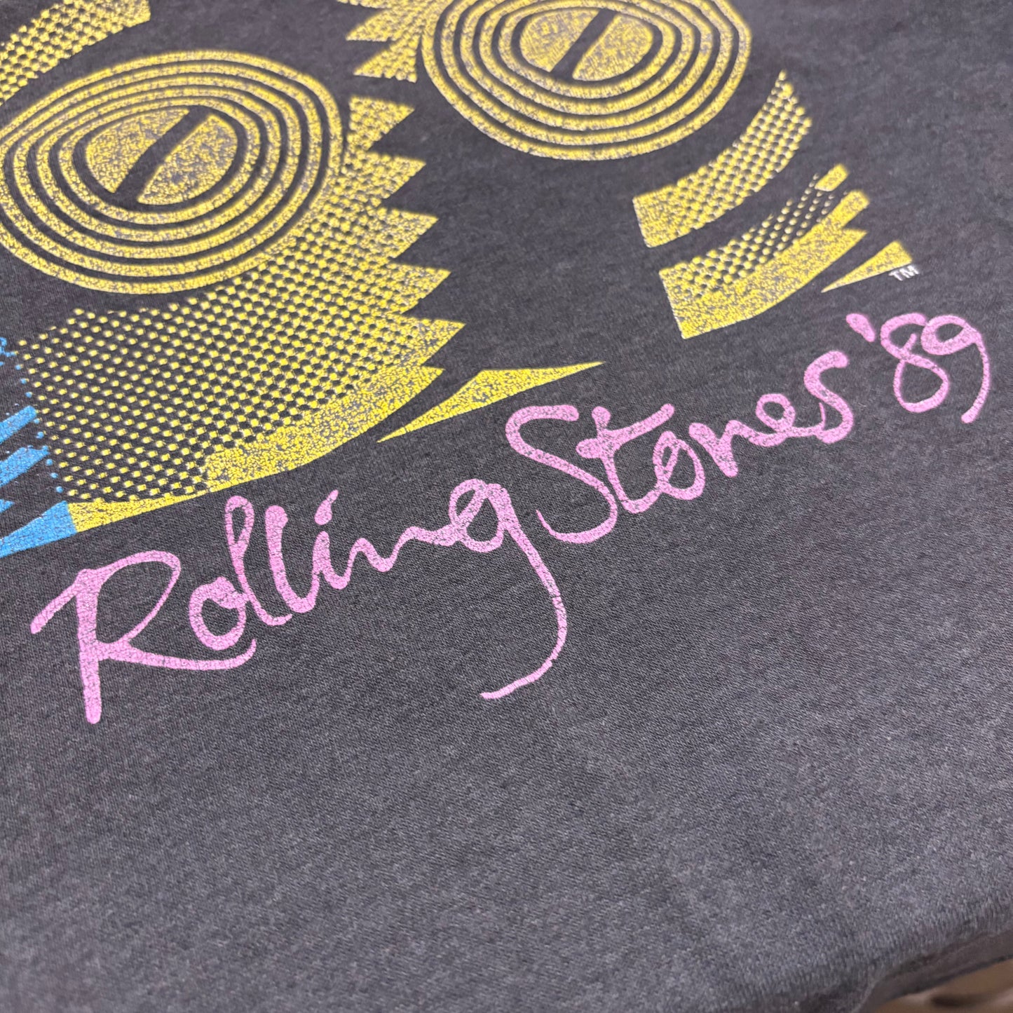 80's Rolling Stones THE NORTH AMERICAN TOUR 1989 (XL)/A6952T-SO