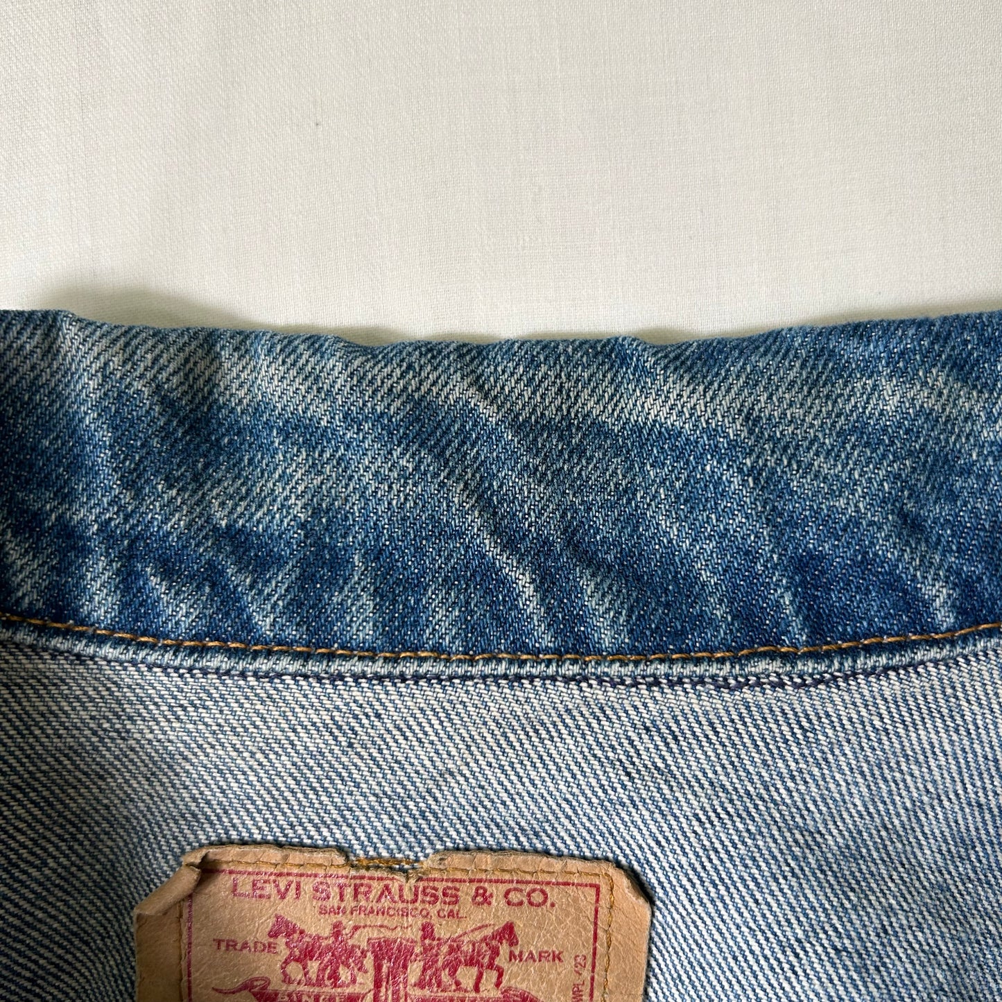 80's Levis デニムジャケット 70506 紺 (44R)/A2883J-SO