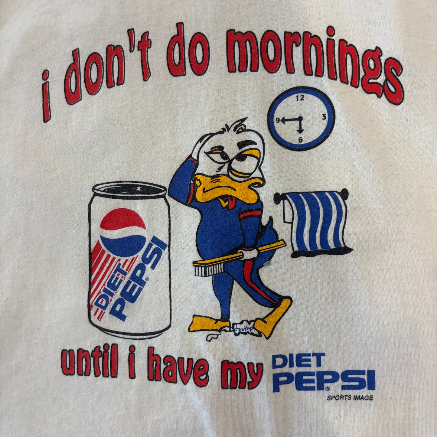 90's Fruit of the room ペプシコーラ ダイエットペプシ Tシャツ 企業T 白 (L)/B3649T-SO