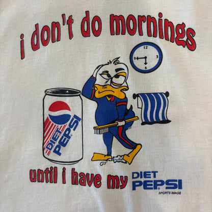 90's Fruit of the room ペプシコーラ ダイエットペプシ Tシャツ 企業T 白 (L)/B3649T-SO