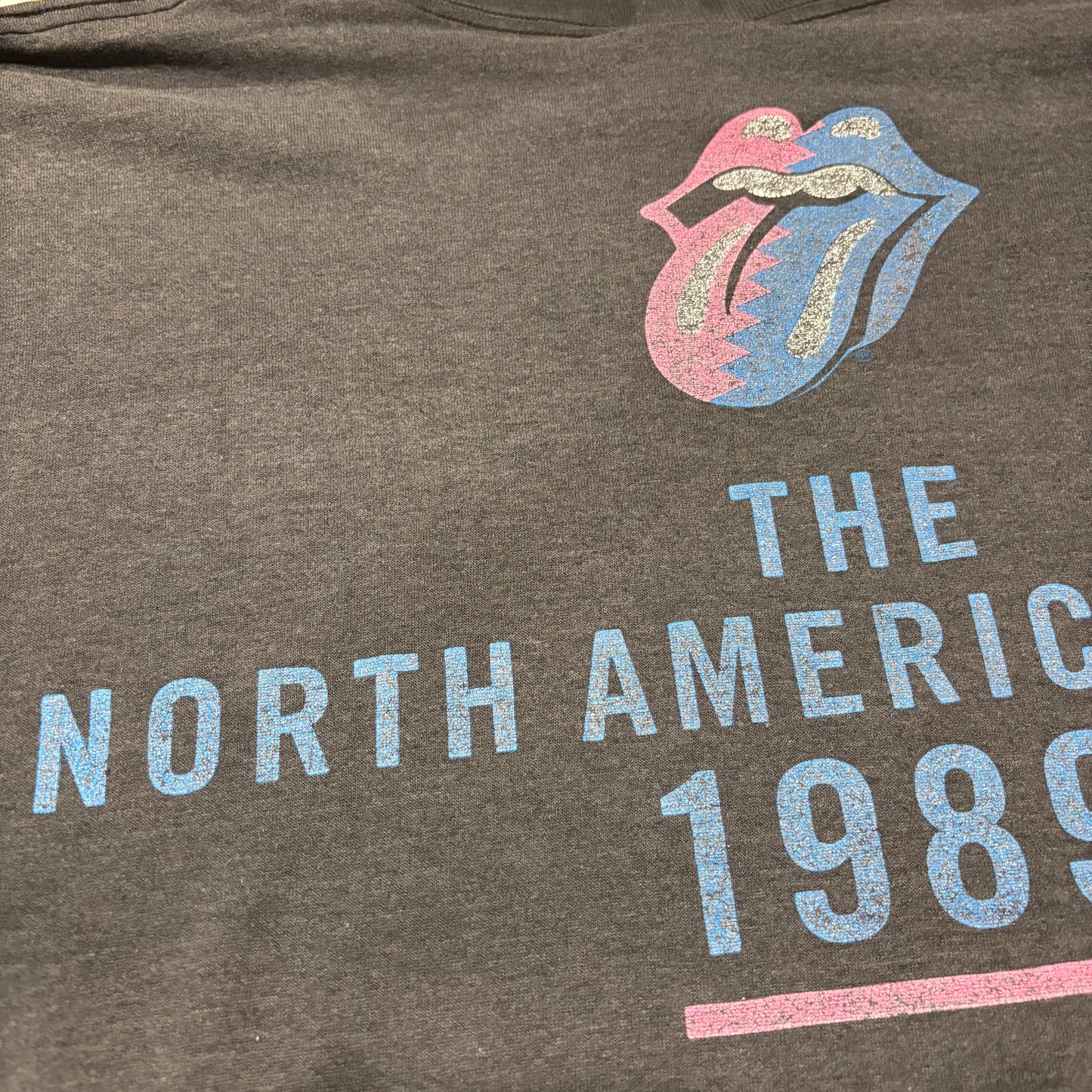 80's Rolling Stones THE NORTH AMERICAN TOUR 1989 (XL)/A6952T-SO