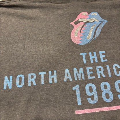 80's Rolling Stones THE NORTH AMERICAN TOUR 1989 (XL)/A6952T-SO