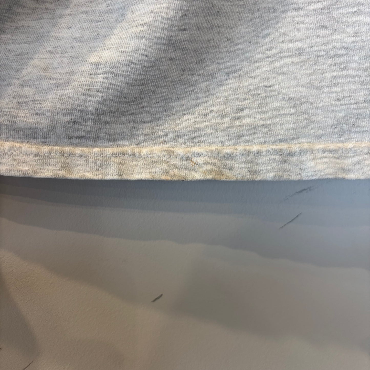90's DELTA Budweiser バドワイザー カメレオン イタチ プリント企業Tシャツ グレー系 (L)/B3650T-SO