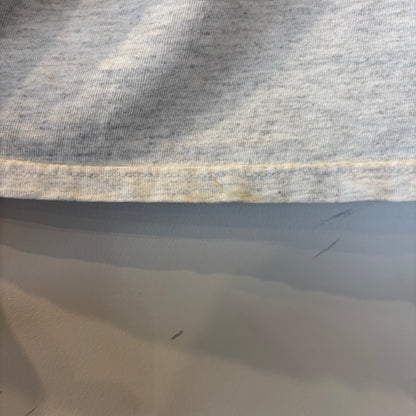 90's DELTA Budweiser バドワイザー カメレオン イタチ プリント企業Tシャツ グレー系 (L)/B3650T-SO