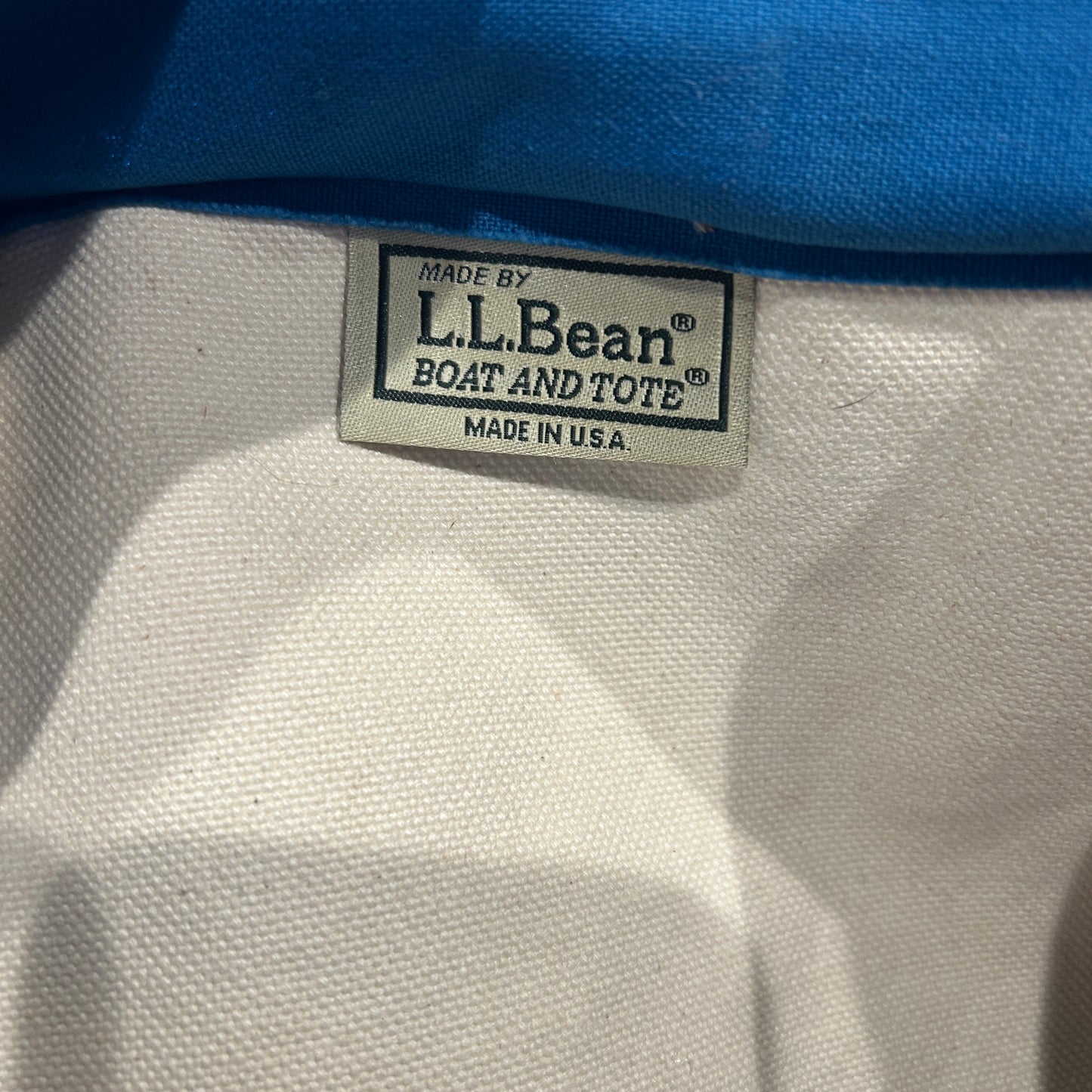 L.L.Bean Boat&Tote キャンバストートバッグ ジップトップ ロングハンドル /A9774AC-SO