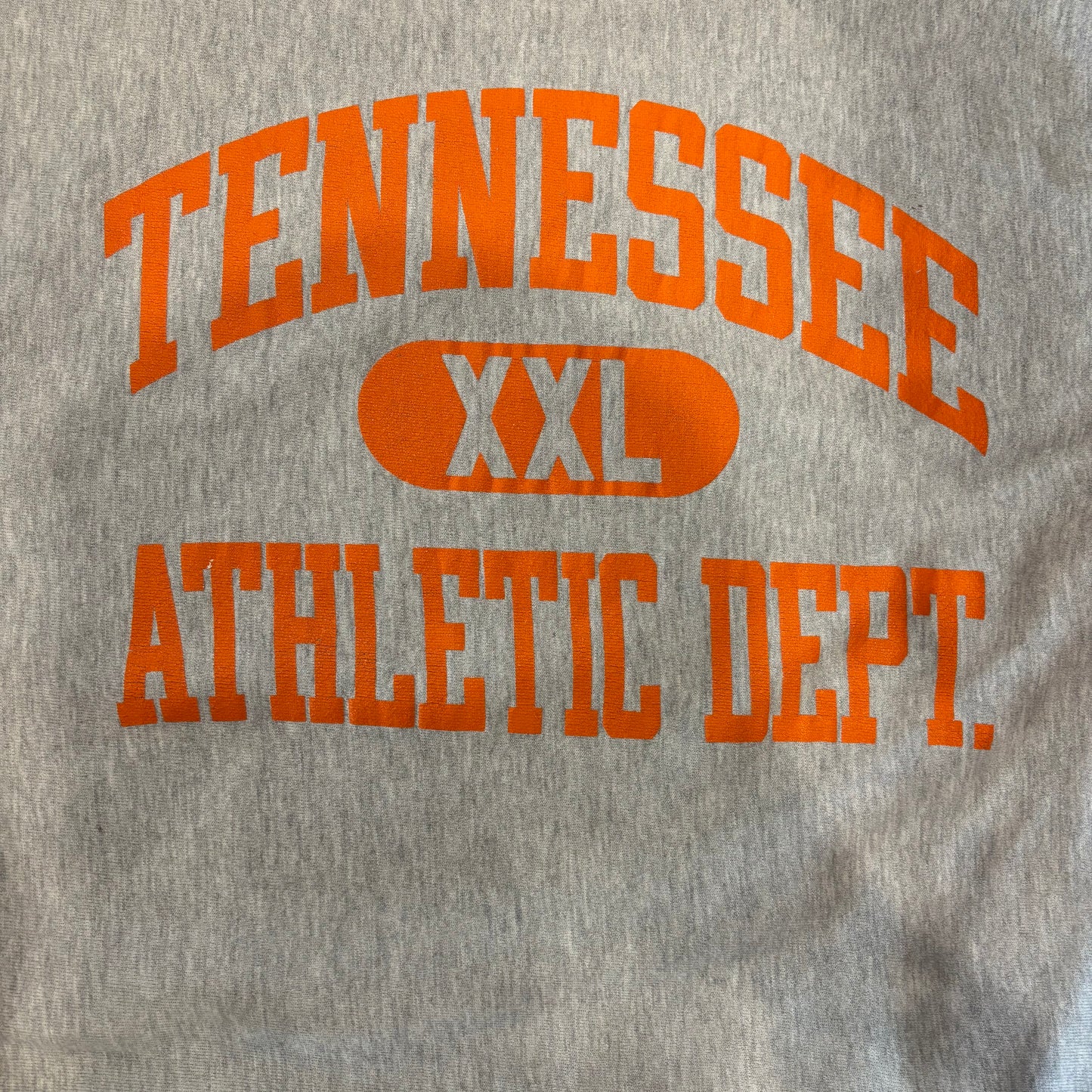 90's  Campion  Reverse Weave リバースウィーブ TENNESSEE ATHLETIC DEPT グレー XXL /A8467S-SO