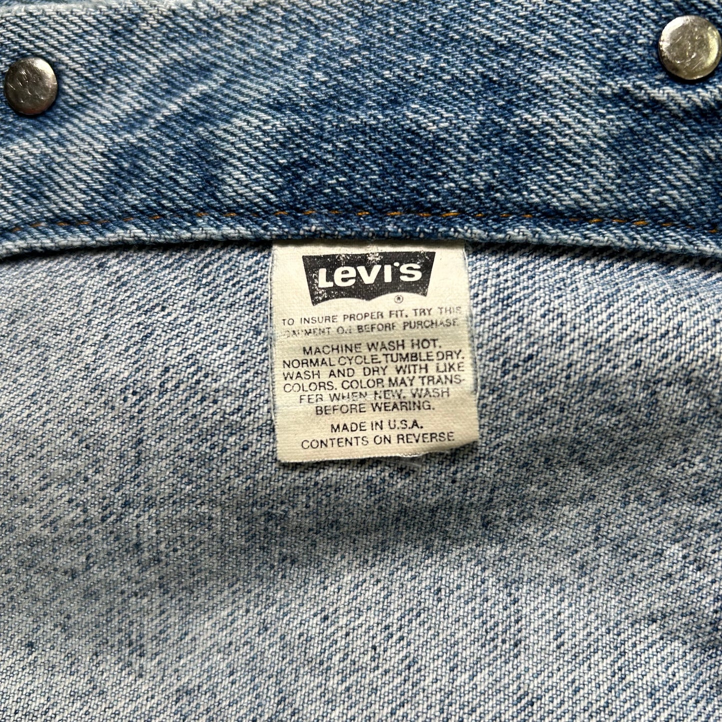 90's Levis デニムジャケット 70507 (L)/A2876J-SO