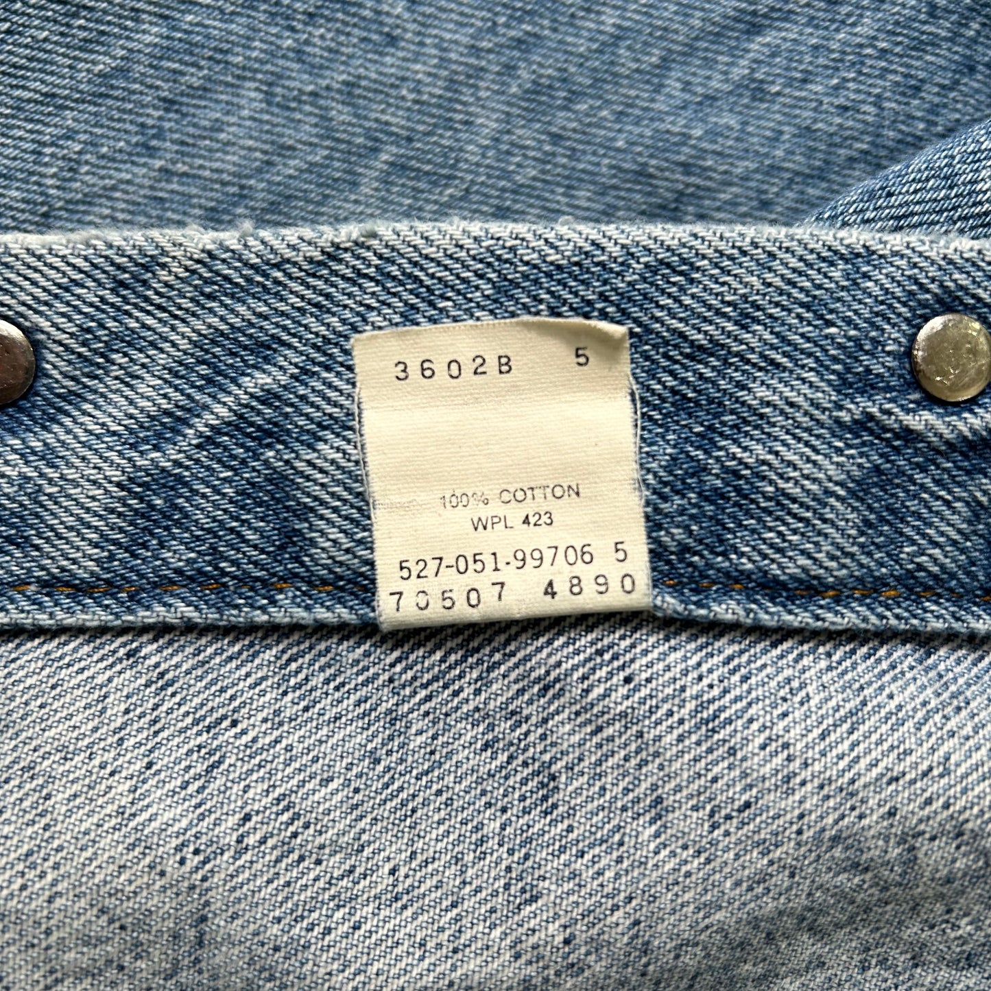 90's Levis デニムジャケット 70507 (L)/A2876J-SO