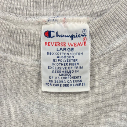 90's  Campion  Reverse Weave リバースウィーブ WASHINGTON UNIVERSITY CREW グレー L /A7668S-SO