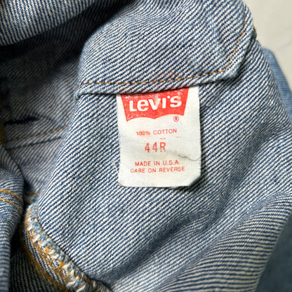 80's Levis デニムジャケット 70506 紺 (44R)/A2883J-SO