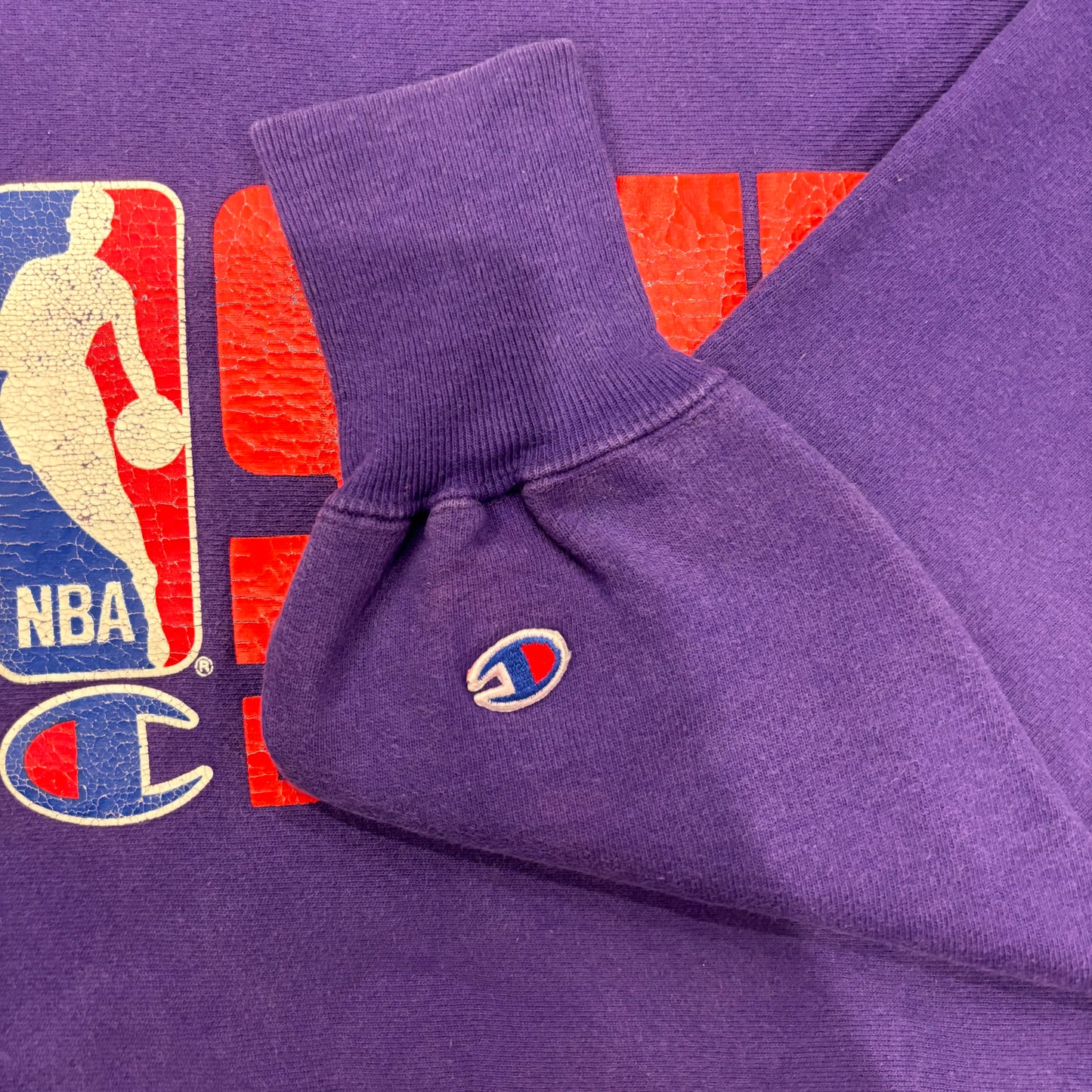 90's  Campion  Reverse Weave リバースウィーブ NBA  Phoenix Suns 紫 L /A8173S-SO