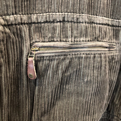 00's GAP コーデュロイ アノラックパーカー ハーフジップ フーディ 茶 (M)/C0126H-SO