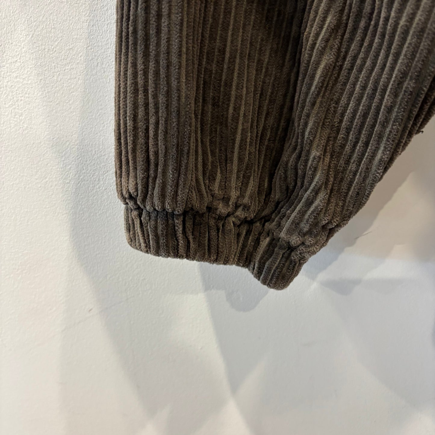 00's GAP コーデュロイ アノラックパーカー ハーフジップ フーディ 茶 (M)/C0126H-SO