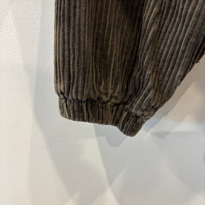 00's GAP コーデュロイ アノラックパーカー ハーフジップ フーディ 茶 (M)/C0126H-SO
