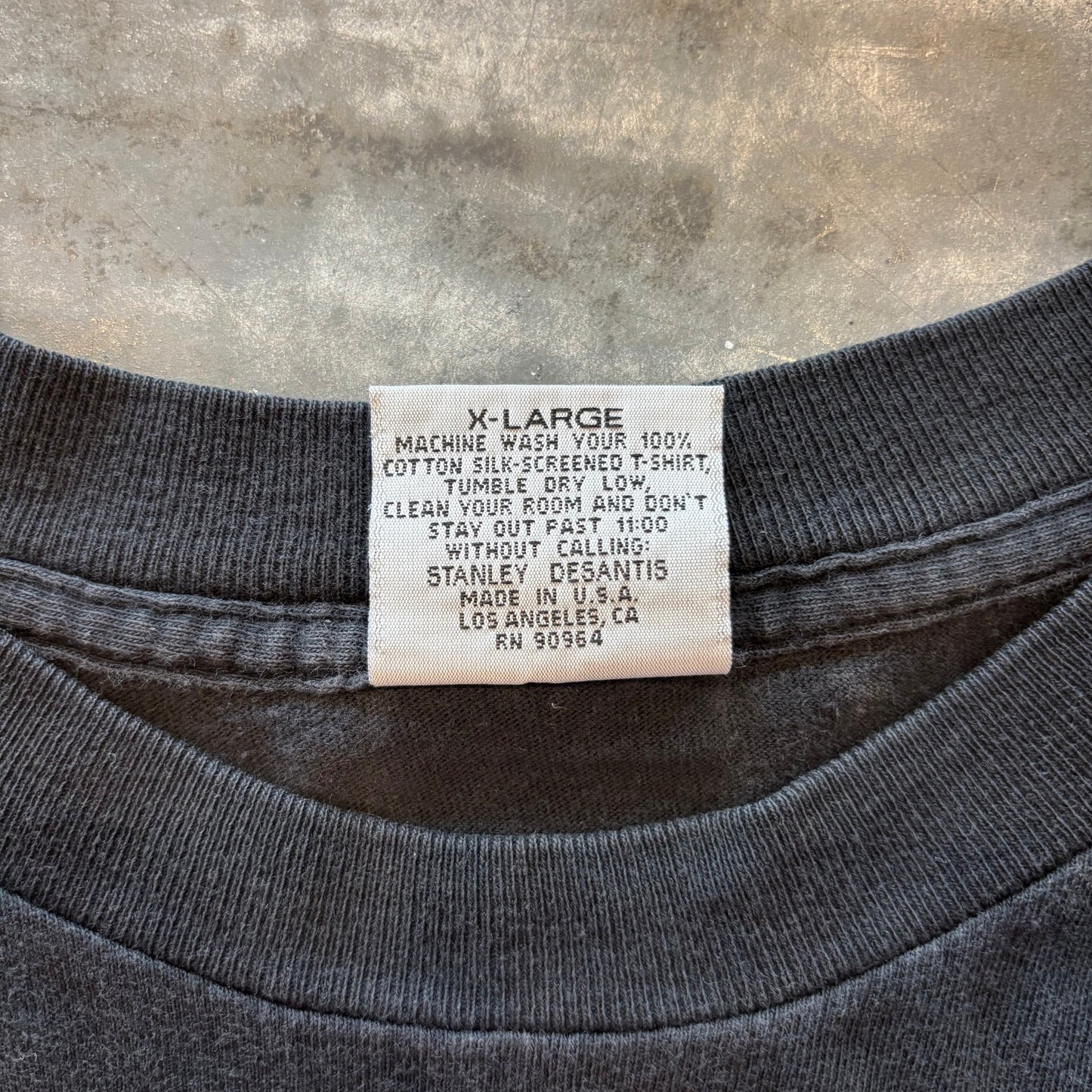 90's STANLEY DESANTIS  インデペンデンスデイ ムービーTシャツ 黒 (XL)/A6760T-SO