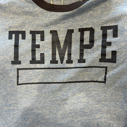 80's Russell ラッセル TEMPE リンガーTシャツ 青(M)/A6998T-SO