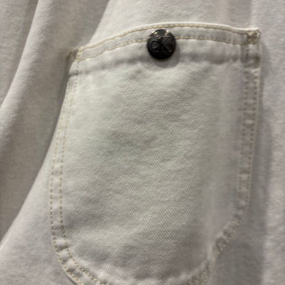 00's Calvin Klein Jeans カルバンクライン カバーオール 白 (L)/B2339O-SO