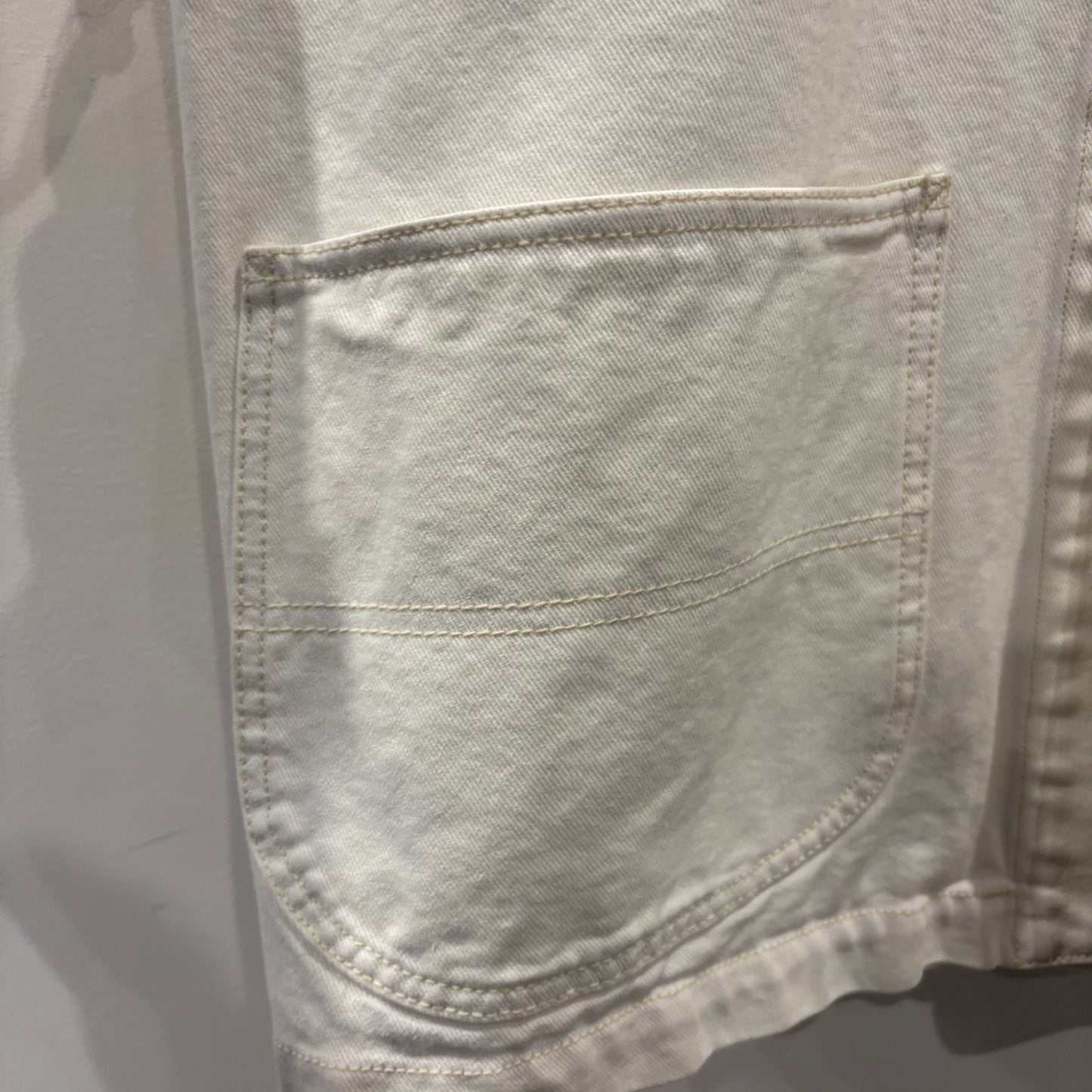 00's Calvin Klein Jeans カルバンクライン カバーオール 白 (L)/B2339O-SO