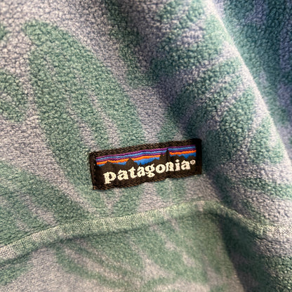 1994 Patagonia パタゴニア "Tropical Sea Green" 雪無し スナップT フリースプルオーバー(L)/C0173F-SO