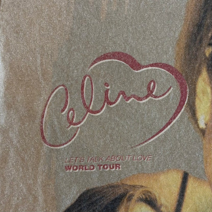90's anvil Celine Dion セリーヌ ディオン  ツアーTシャツ (L)/A6463T-SO