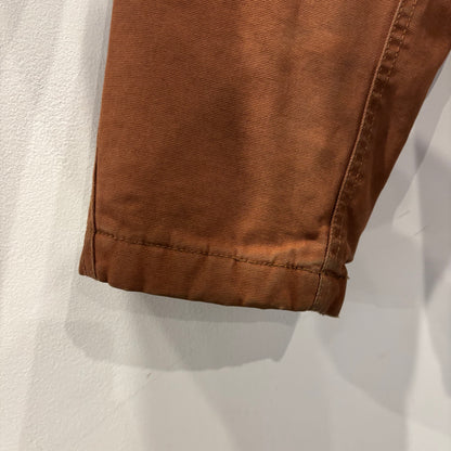 00's Stussy ロゴプリント  コットンカバーオール 茶 (L)/C0401J-SO
