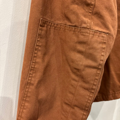 00's Stussy ロゴプリント  コットンカバーオール 茶 (L)/C0401J-SO