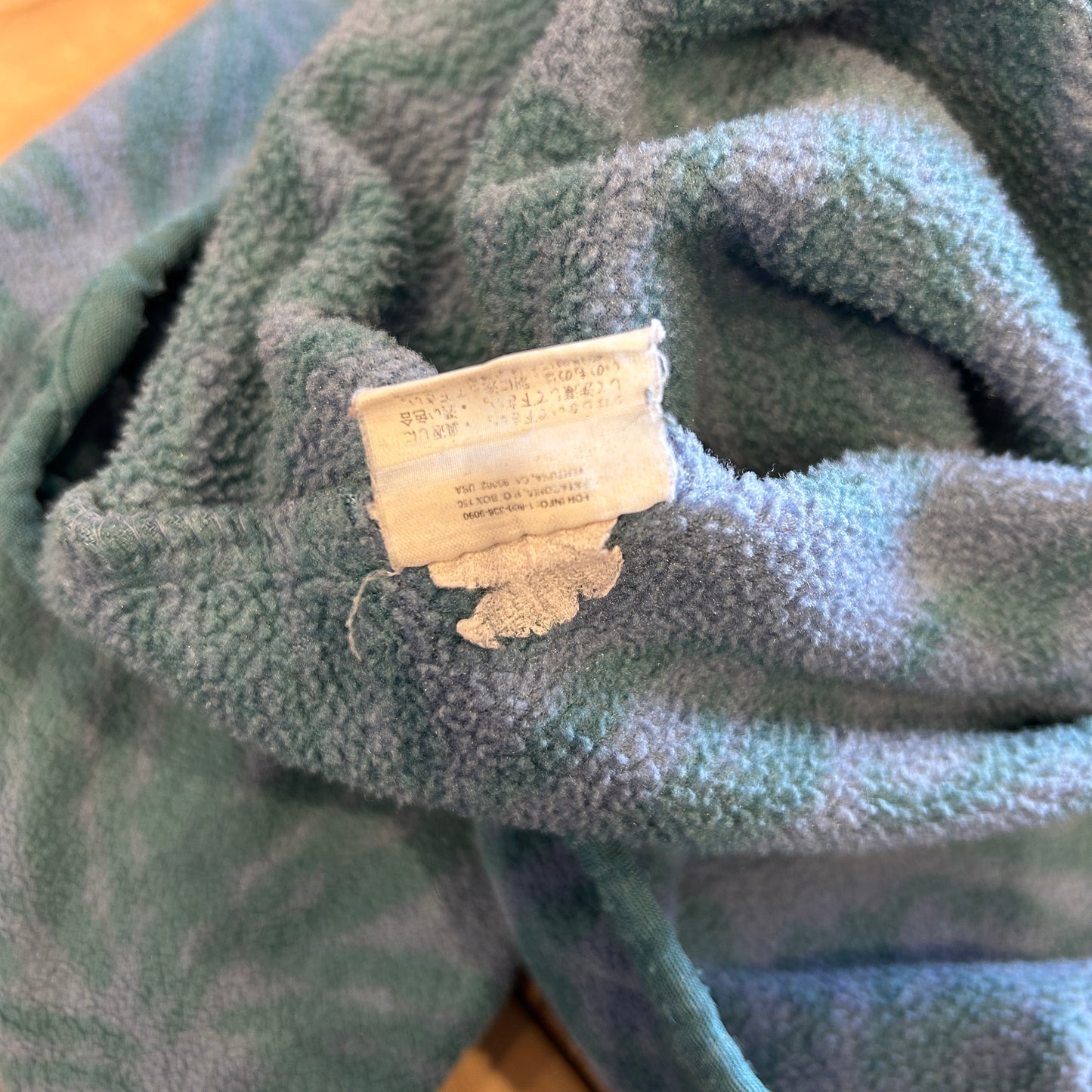 1994 Patagonia パタゴニア "Tropical Sea Green" 雪無し スナップT フリースプルオーバー(L)/C0173F-SO