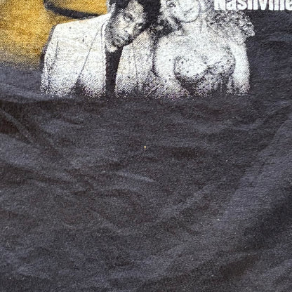 00's Hanes ビヨンセ ジェイ・Z On The Run ツアーTシャツ 黒 (M)/A6446