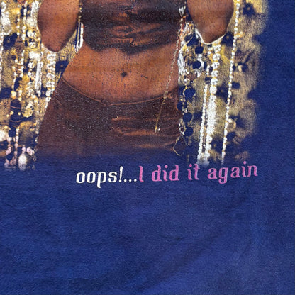 00's PORT COMMPANY ブリトニー スピアーズ Tシャツ ネイビー (XL)/A6460T-SO