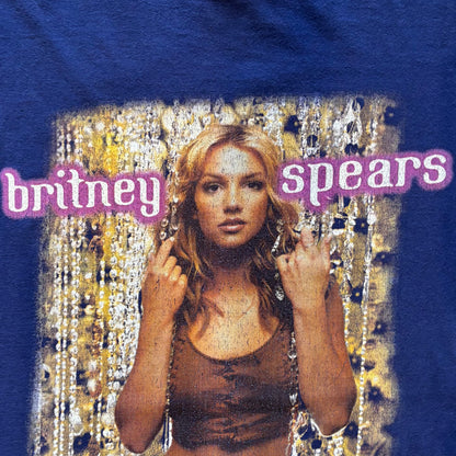 00's PORT COMMPANY ブリトニー スピアーズ Tシャツ ネイビー (XL)/A6460T-SO