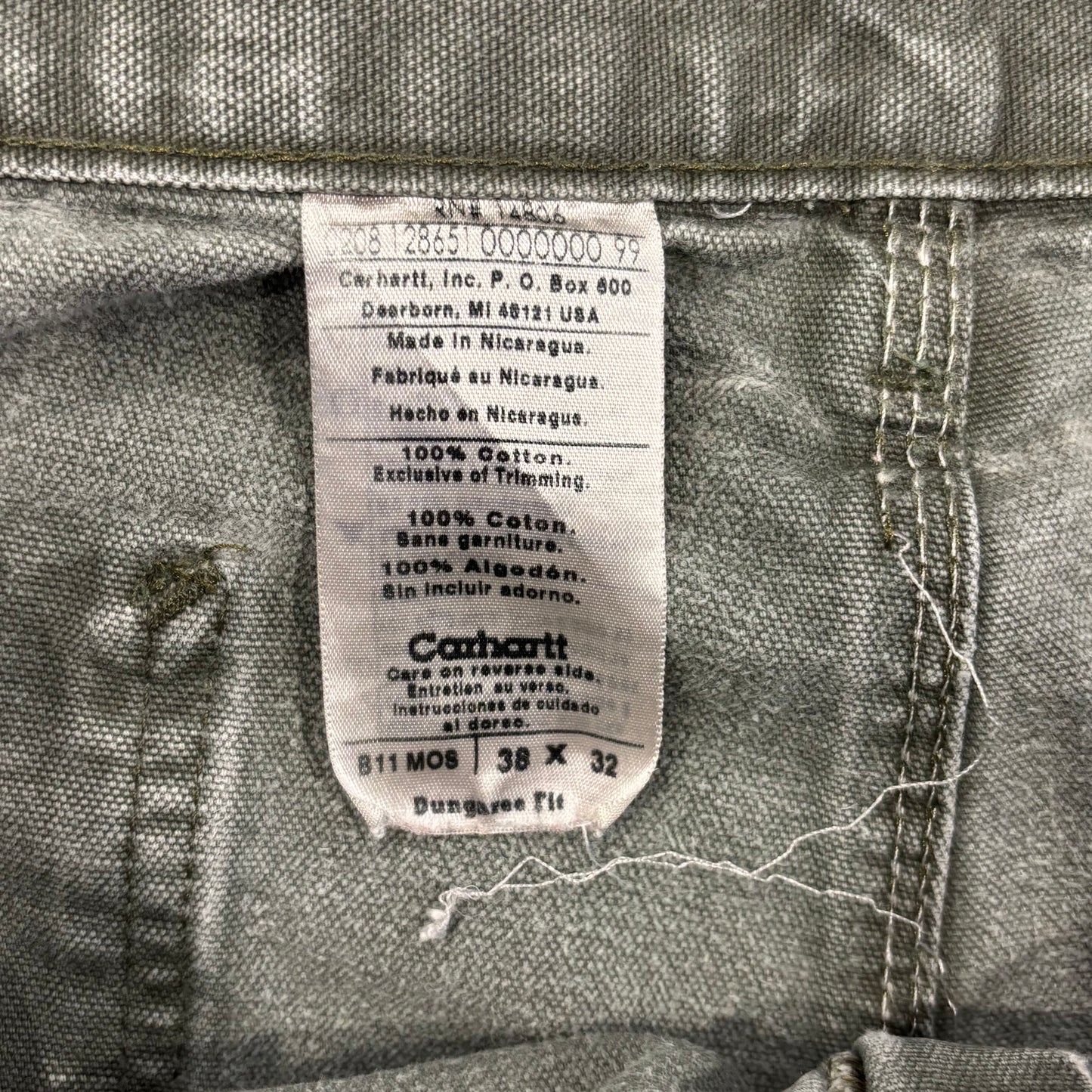 00's Carhartt カーハート ダックペインターパンツ モスグリーンB11 MOS(38×32)/A8369P-SO