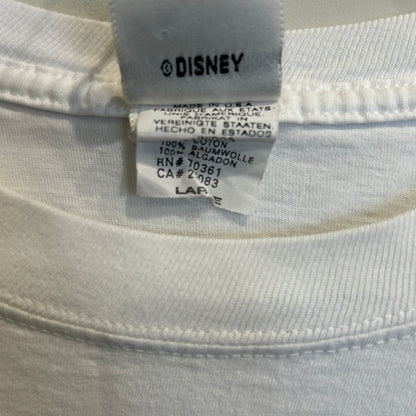 00's Disney Summer Days くまのプーさん キャラクターTシャツ 白 (L)/C1052T-SO
