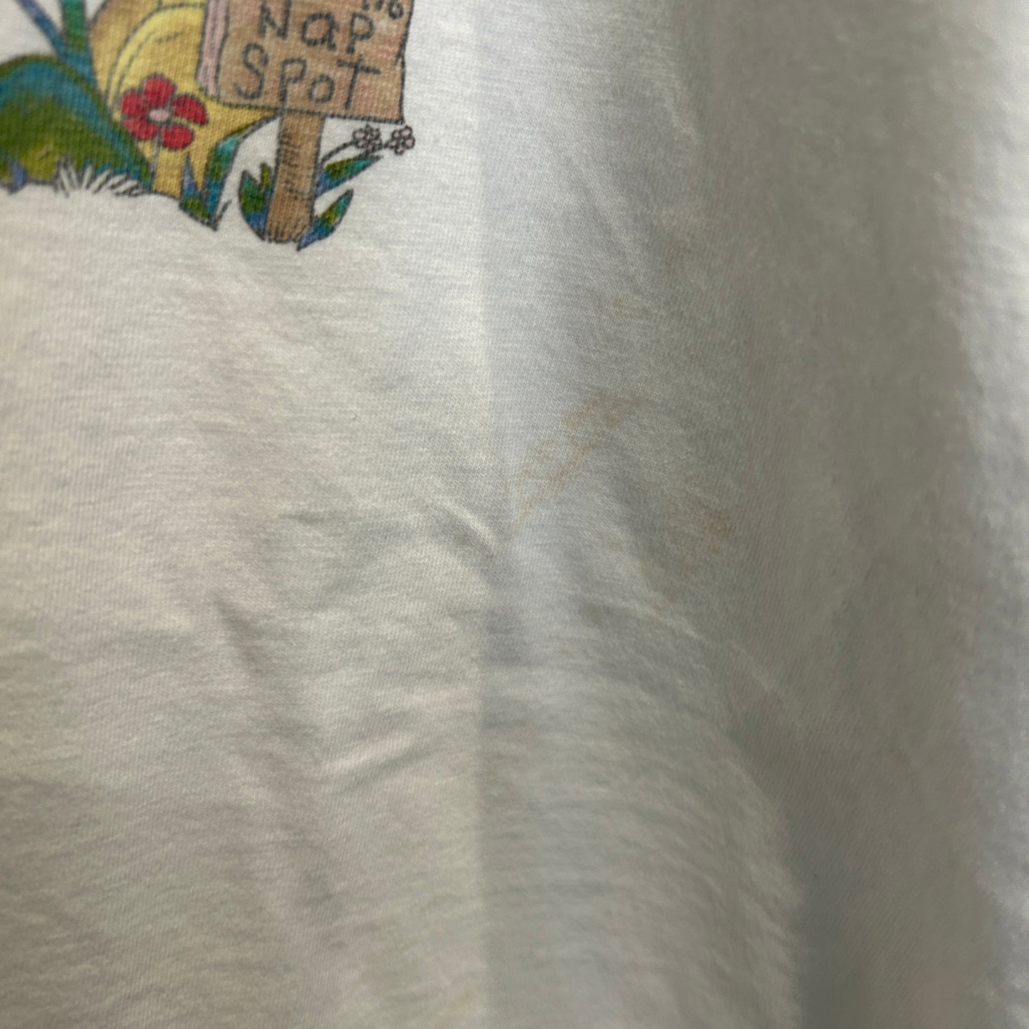 00's Disney Summer Days くまのプーさん キャラクターTシャツ 白 (L)/C1052T-SO
