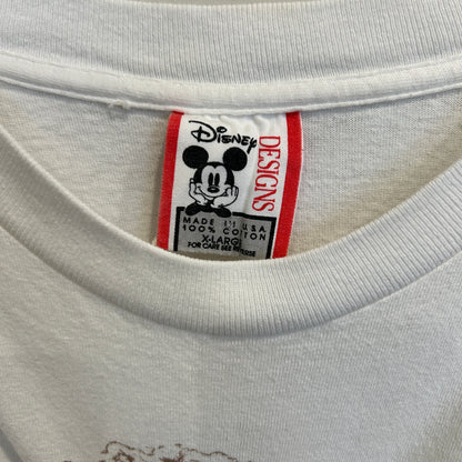90's Disney ライオンキング サークル・オブ・ライフ キャラクターTシャツ 白 (XL)/B2899T-SO