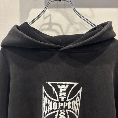 WEST COAST CHOPPERS ウェストコーストチョッパーズ アイアンクロス スウェットフーディー パーカー (M)/B4134R-SO