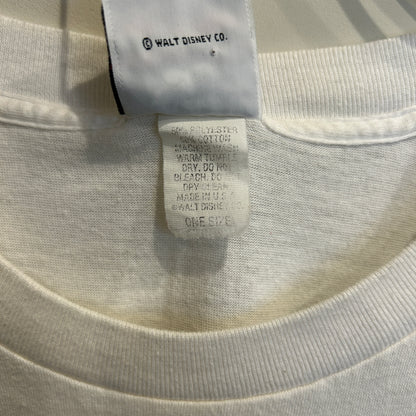 90's Mickey&Co. ミッキーマウス スケートボード キャラクターTシャツ 白 (One size)/A7570T-SO