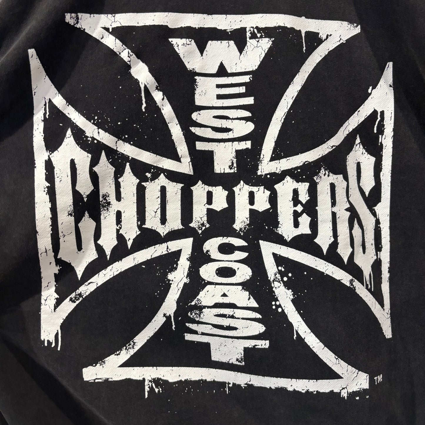 WEST COAST CHOPPERS ウェストコーストチョッパーズ アイアンクロス スウェットフーディー パーカー (M)/B4134R-SO